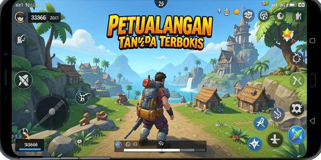 Tampilan menakjubkan dari gameplay Open World 333666.