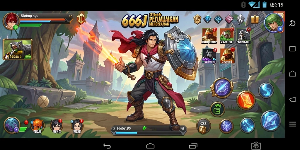 Tampilan gameplay 666J yang menarik dan dinamis dengan aksi strategi.