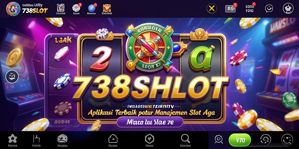 Tampilan menarik dari aplikasi 738SLOT yang memudahkan pengelolaan slot.