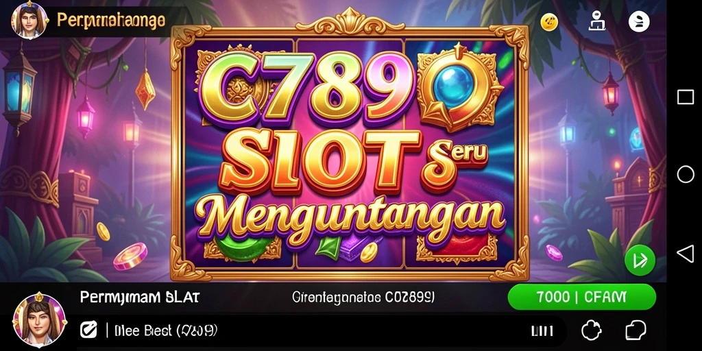 Tampilan gameplay seru C789 dengan grafis menawan dan fitur bonus menarik.