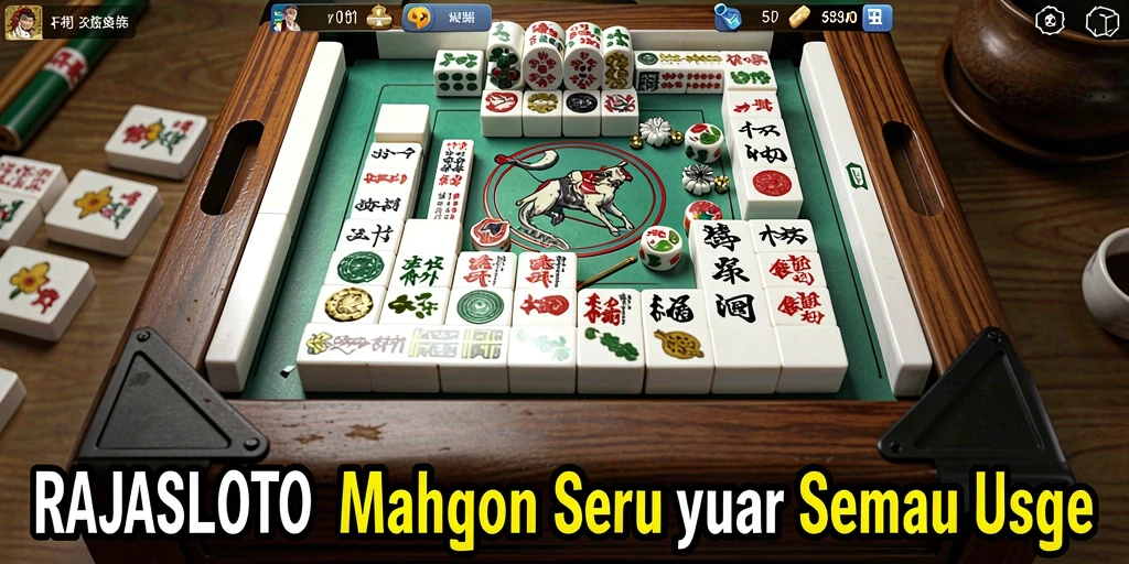 Tangkapan layar gameplay RAJASLOTO menampilkan serunya permainan Mahjong.
